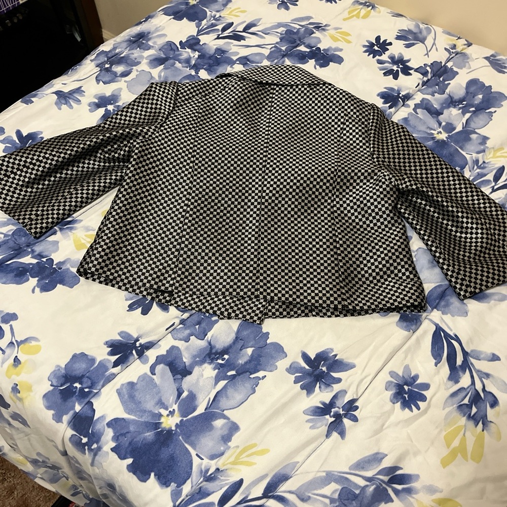 Express Houndstooth Cape Blazer - image 5